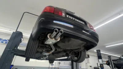Audi S2 B4 Koncový nástavec 76mm - 2x80 Typ 25 FOX AU013052-290