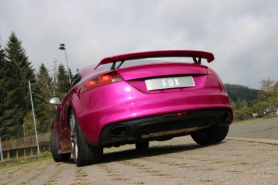 Audi TT 8J RS koncový tlumič výfuku s výstupem vpravo/vlevo a FOX AU091055-ANL