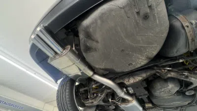 Audi S2 B4 Koncový nástavec 76mm - 2x80 Typ 25 FOX AU013052-290