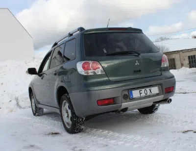 FOX Nerezový výfuk | Zadní tlumič - Mitsubishi Outlander I (CU), 2.4, 2001-2006, MI130007-367