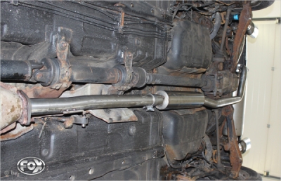 FOX Nerezový výfuk | Zadní tlumič - Mitsubishi Outlander I (CU), 2.4, 2001-2006, MI130000-VSD