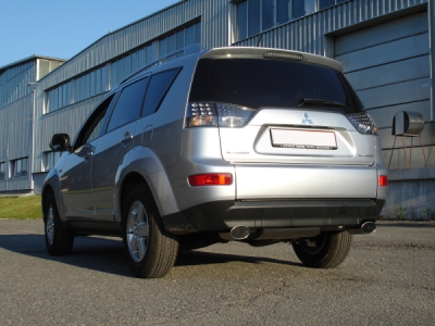 FOX Nerezový výfuk | Zadní tlumič - Mitsubishi Outlander II (CW), 2.0 DiD, 2006-2011, MI131005-367