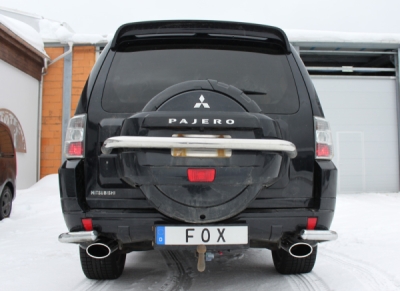 FOX Nerezový výfuk | Zadní tlumič - Mitsubishi Pajero IV (V80), 3.2 DiD, 2007-0, MI113001-351