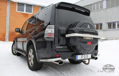 FOX Nerezový výfuk | Zadní tlumič - Mitsubishi Pajero IV (V80), 3.2 DiD, 2007-0, MI113001-351