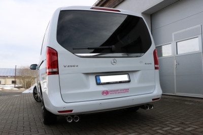 Mercedes V-Klasse W447 koncový tlumič výfuku vpravo/vlevo FOX MB082006-028
