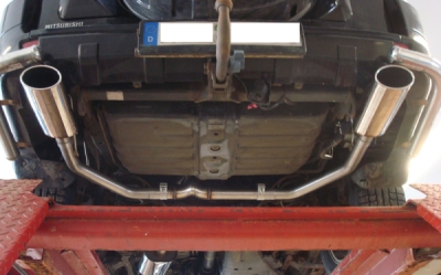 FOX Nerezový výfuk | Zadní tlumič - Mitsubishi Pajero IV (V80), 3.2 DiD, 2007-0, MI113001-351