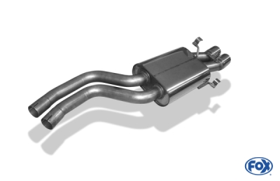 Audi 100/A6 typ C4 quattro koncový tlumič výfuku - 2x76 typ 14 FOX AU070012-088