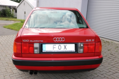 Audi 100/A6 quattro typ C4 koncový tlumič výfuku - 2x70 typ 14 FOX AU070032-086