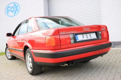 Audi 100/A6 quattro typ C4 koncový tlumič výfuku - 2x70 typ 14 FOX AU070032-086