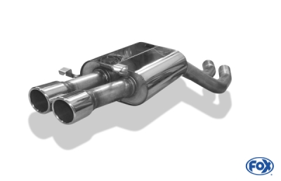 Audi 100/A6 typ C4 quattro koncový tlumič výfuku - 2x80 typ 16 FOX AU070012-130