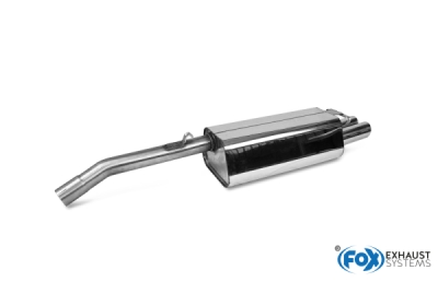 Audi 100/A6 Typ C3/C4 Frontantrieb koncový tlumič výfuku - 2x70 typ FOX AU070022-086