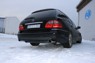 FOX Nerezový výfuk | Zadní tlumič - Mercedes-Benz E-Class (S211), E500, 2002-2009, MB042014-347
