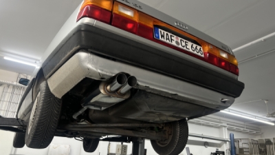 Audi 100/A6 Typ C3/C4 Frontantrieb koncový tlumič výfuku - 2x70 typ FOX AU070022-086