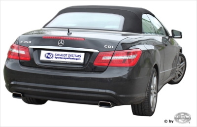 FOX Nerezový výfuk | Zadní tlumič - Mercedes-Benz E-Class (A207), E350 CDI, 2009-0, MB043023-671