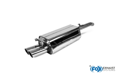 Audi 100/A6 Typ C3/C4 Frontantrieb koncový tlumič výfuku - 2x70 typ FOX AU070022-086