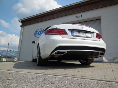 FOX Nerezový výfuk | Zadní tlumič - Mercedes-Benz E-Class (A207), E250, 2013-0, MB043193-TLP