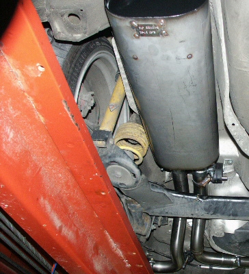 FOX Nerezový výfuk | Zadní tlumič - Volkswagen Golf IV, 2.3 V5, 1997-2006, VW053059-006