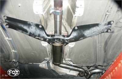 FOX Nerezový výfuk | Přední tlumič - Volkswagen Golf IV, 2.3 V5, 1997-2006, VW053000-VSD