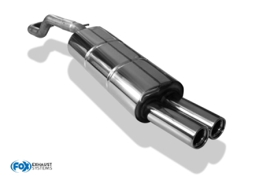 FOX Nerezový výfuk | Zadní tlumič - Volkswagen Golf IV, 2.3 V5, 1997-2006, VW053002-068