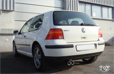 FOX Nerezový výfuk | Zadní tlumič - Volkswagen Golf IV, 2.3 V5, 1997-2006, VW053002-068