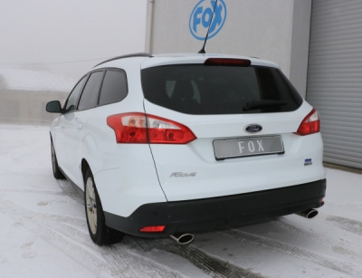 FOX Nerezový výfuk | Zadní tlumič - Ford Focus III, 1.0 EcoBoost, 2012-0, FO032103-365