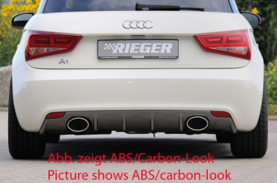 Vložka zadní lišty Rieger Audi A1 (8X): 08.10-12.14 (bis Tvář FOX RIE00044110