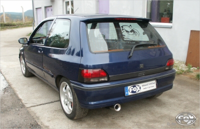FOX Nerezový výfuk | Zadní tlumič - Renault Clio I, 1.9D, 1990-1998, RE070001-069