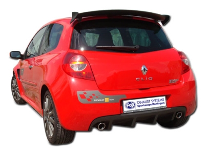 FOX Nerezový výfuk | Zadní tlumič - Renault Clio III, 2.0 Sport, 2006-2013, RE072003-147