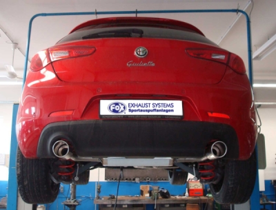 FOX Nerezový výfuk | Zadní tlumič - Alfa Romeo Giulietta (940), 1.4 TB 16V, 2010-0, AL110005-133