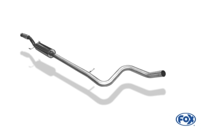 FOX Nerezový výfuk | Přední tlumič - Peugeot 207, 1.6 16V RC, 2012-0, PE022010-VSD