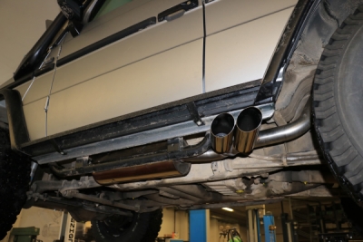 FOX Nerezový výfuk | Zadní tlumič - Mercedes-Benz G-Class (W463), GG300, 1979-0, MB050052-090