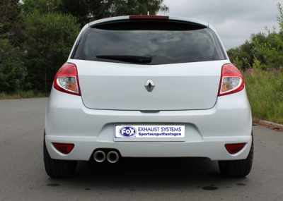 FOX Nerezový výfuk | Zadní tlumič - Renault Clio III, 1.6 16V, 2009-2013, RE072022-152