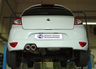 FOX Nerezový výfuk | Zadní tlumič - Renault Clio III, 1.6 16V, 2009-2013, RE072022-152