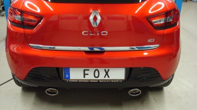 FOX Nerezový výfuk | Zadní tlumič - Renault Clio IV, 1.5 dCi 90, 2012-0, RE073001-347