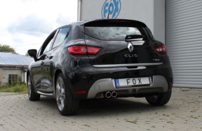 FOX Nerezový výfuk | Zadní tlumič - Renault Clio IV, 1.2 TCe 120, 2012-0, RE073031-128