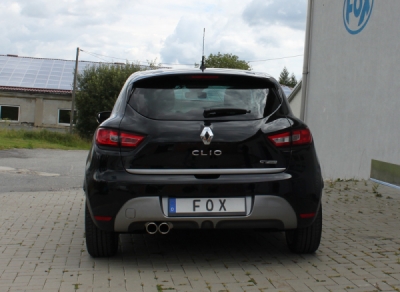 FOX Nerezový výfuk | Zadní tlumič - Renault Clio IV, 1.2 TCe 120, 2012-0, RE073031-128