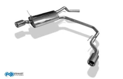 FOX Nerezový výfuk | Zadní tlumič - Renault Megane I, 2.0i, 1996-2004, RE080033-071