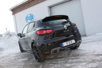 FOX Nerezový výfuk | Zadní tlumič - Renault Clio IV, 1.6 RS, 2012-0, RE073025-001