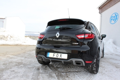FOX Nerezový výfuk | Zadní tlumič - Renault Clio IV, 1.6 RS, 2012-0, RE073025-001