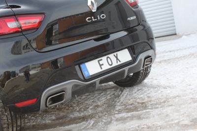 FOX Nerezový výfuk | Zadní tlumič - Renault Clio IV, 1.6 RS, 2012-0, RE073025-001