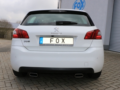 Peugeot 308 II koncový tlumič výfuku pravý/levý - 145x65 typ 59 ri FOX PE032023-671