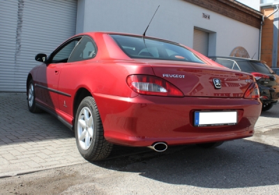 FOX Nerezový výfuk | Zadní tlumič - Peugeot 406, 2.0 16V, 1995-2005, PE041001-465