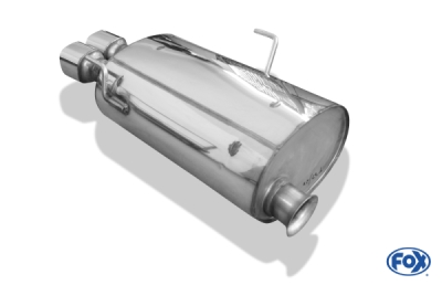 FOX Nerezový výfuk | Zadní tlumič - Peugeot 406 Break, 3.0 V6, 1995-2005, PE041031-664