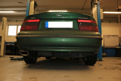 Opel Calibra A/ Calibra A 4x4 koncový tlumič Ø50mm - 145x65 FOX OP080001-671