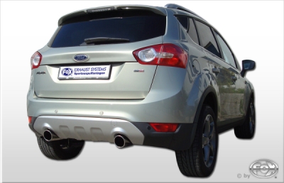 FOX Nerezový výfuk | Zadní tlumič - Ford Kuga I, 2.5, 2008-2012, FO150003-133