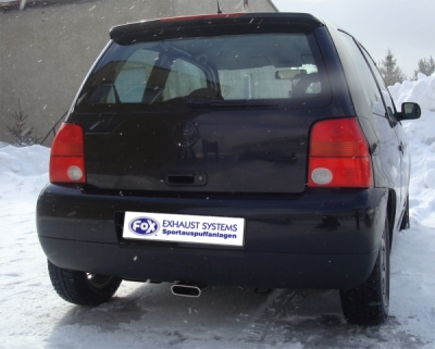 FOX Nerezový výfuk | Zadní tlumič - Volkswagen Lupo (6X), 1.6 GTI, 1997-2005, VW090021-581