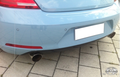 FOX Nerezový výfuk | Zadní tlumič - Volkswagen Beetle (5C), 2.0 Tsi, 2011-0, VW101005-293