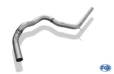FOX Nerezový výfuk | Přední tlumič - Seat Leon (5F), 2.0 TDi, 2012-0, SE042020-VER