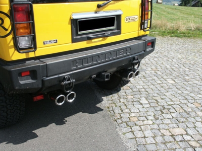 FOX Nerezový výfuk | Zadní díl výfuku - Hummer H2 , 6.0 V8, 2008-2010, HU010002-294