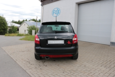 Škoda Fabia RS 5J Limousine koncový tlumič - 140x90 typ 25 FOX SK050031-751